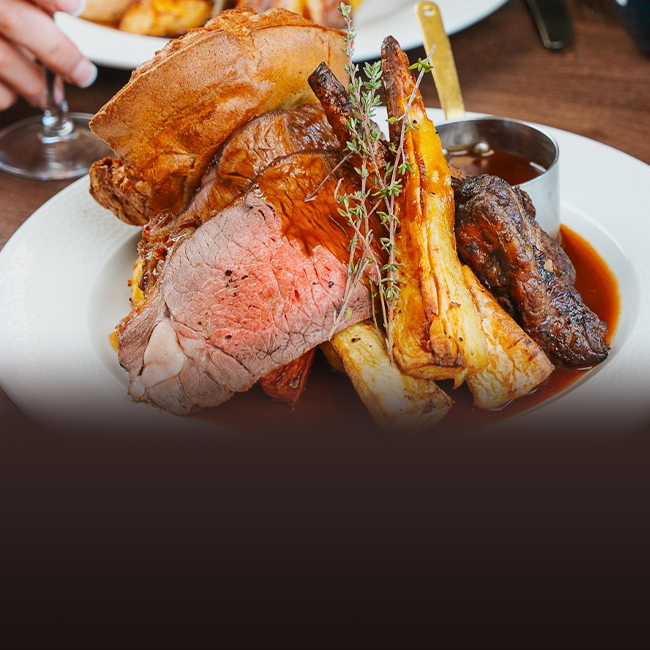 Sunday menu at The Rams Head