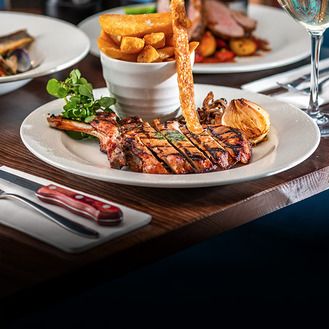 A La Carte menu at The Rams Head