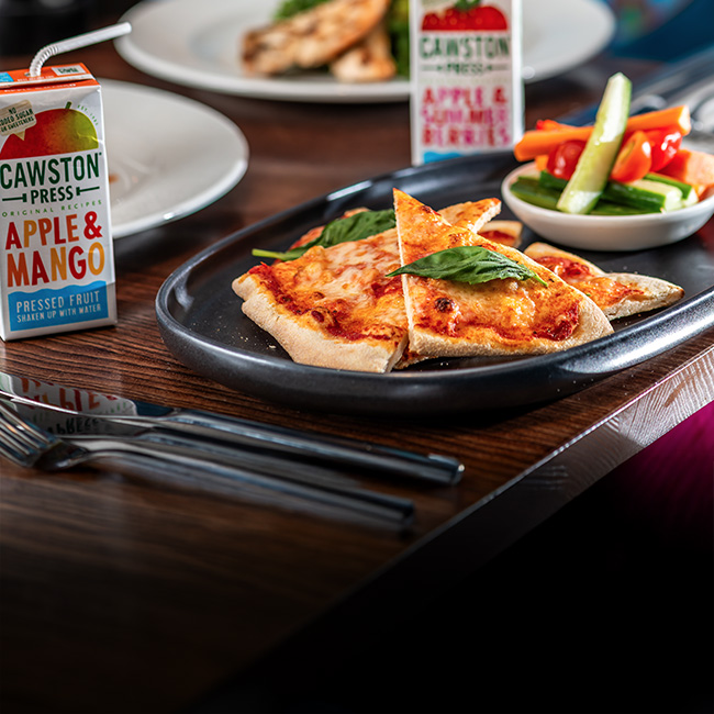 Children's menu at The Rams Head